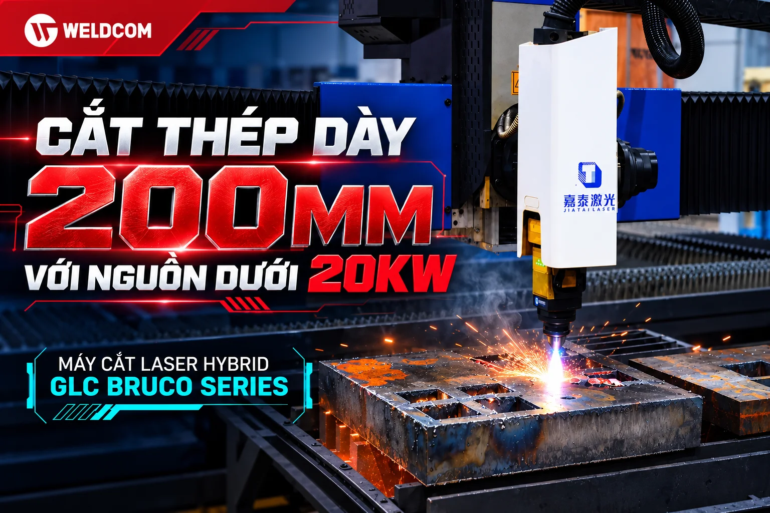 CẮT THÉP SIÊU DÀY 200 MM KHÔNG CẦN NGUỒN LASER SIÊU CÔNG SUẤT – GIẢI PHÁP NÀO CHO DOANH NGHIỆP?